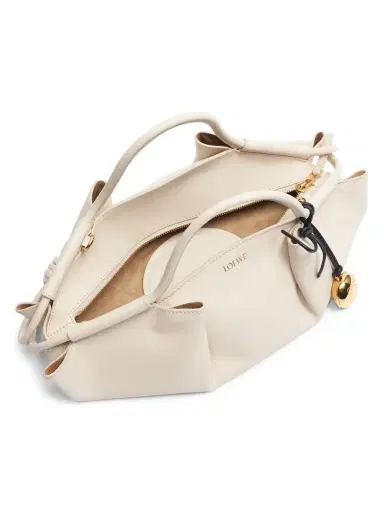 LOEWE Women's Paseo  Leather Shoulder Bag - Dark Khaki Green | Thumbnail 2