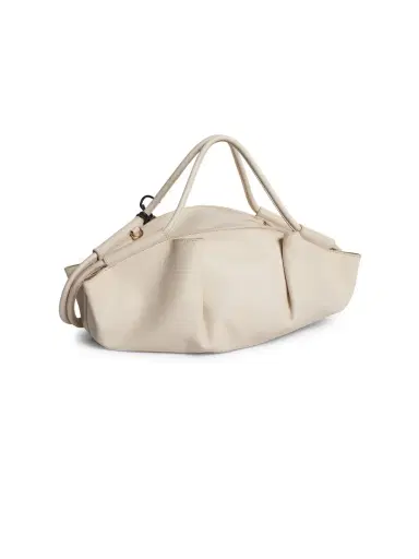 LOEWE Women's Paseo  Leather Shoulder Bag - Dark Khaki Green | Thumbnail 3