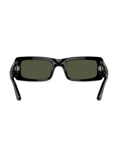 PERSOL Men's 54MM Francis Rectangular Sunglasses - Black | Thumbnail 4 PERSOL Men's 54MM Francis Rectangular Sunglasses - Black | Thumbnail 4