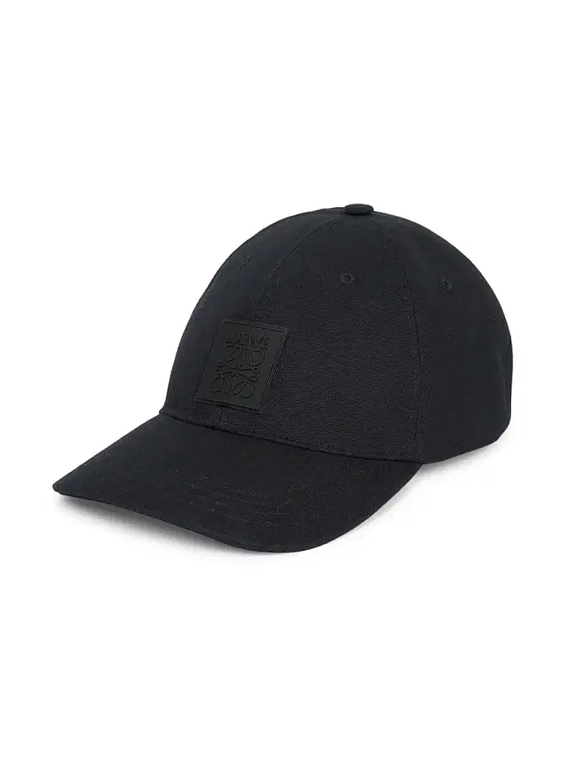 LOEWE Men's Logo Patch Baseball Cap - Black