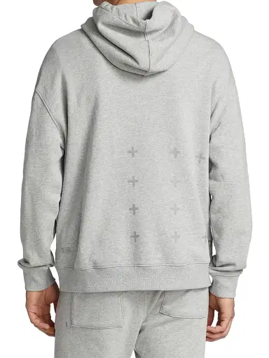 Ksubi Men's 4 x 4 Kross Biggie Oversized Cotton Hoodie - Grey - Size XXL | Thumbnail 5 Ksubi Men's 4 x 4 Kross Biggie Oversized Cotton Hoodie - Grey - Size XXL | Thumbnail 5