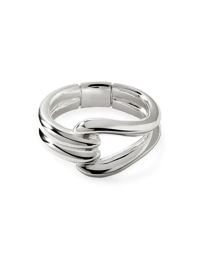 Women's Surf Sterling Silver Ring - Silver