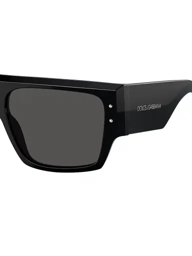 Dolce & Gabbana Men's 56MM Square Sunglasses - Black Dark Grey | Thumbnail 3 Dolce & Gabbana Men's 56MM Square Sunglasses - Black Dark Grey | Thumbnail 3
