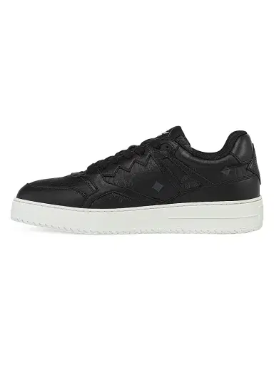 MCM Men's Neo Terrain Visetos Low-Top Sneakers - Black | Thumbnail 1