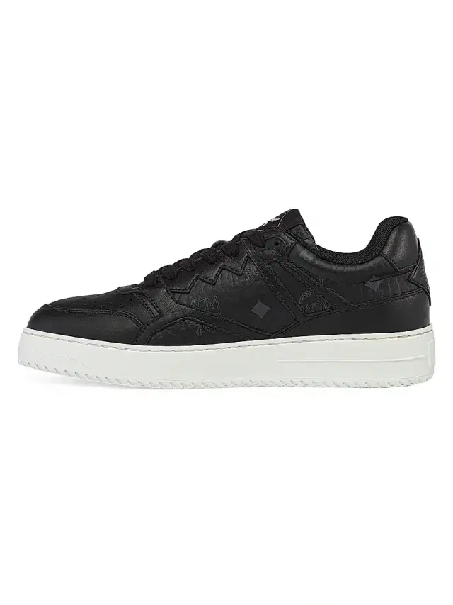 MCM Men's Neo Terrain Visetos Low-Top Sneakers - Black