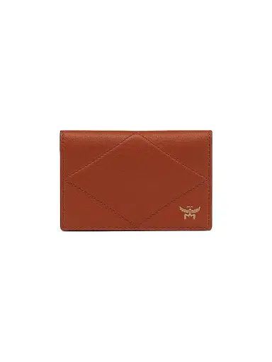 MCM Men's Diamond Leather Card Holder | Thumbnail 1