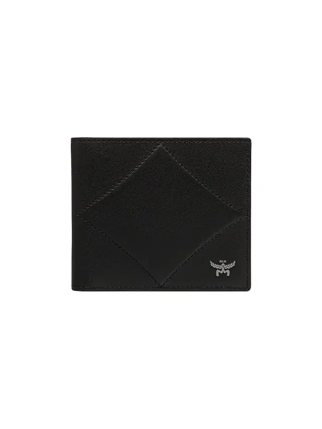 MCM Men's Diamond Leather Bifold Wallet - Black