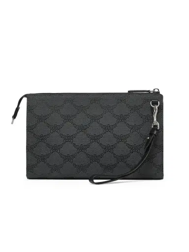 MCM Men's Himmel Flat Pouch - Dark Grey | Thumbnail 3 MCM Men's Himmel Flat Pouch - Dark Grey | Thumbnail 3