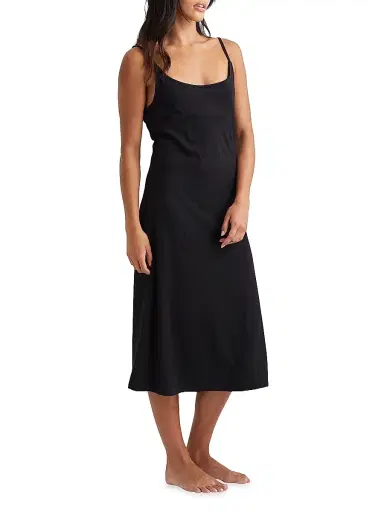 Papinelle Women's Juliette Modal Nightie - Black - Size XS | Thumbnail 2 Papinelle Women's Juliette Modal Nightie - Black - Size XS | Thumbnail 2