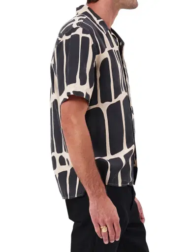 Neuw Denim Men's Curtis Short-Sleeve Shirt - Black | Thumbnail 2 Neuw Denim Men's Curtis Short-Sleeve Shirt - Black | Thumbnail 2