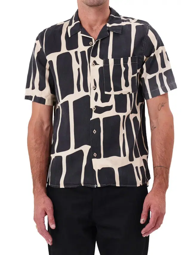 Men's Curtis Short-Sleeve Shirt - Black