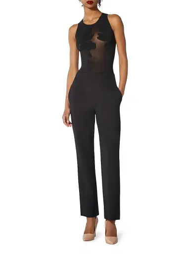 Wolford Women's Scuba Straight-Leg Pants - Black - Size 10 | Thumbnail 2 Wolford Women's Scuba Straight-Leg Pants - Black - Size 10 | Thumbnail 2