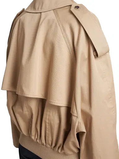 LOEWE Women's Balloon Double-Breasted Jacket - Kraft Beige | Thumbnail 6 LOEWE Women's Balloon Double-Breasted Jacket - Kraft Beige | Thumbnail 6