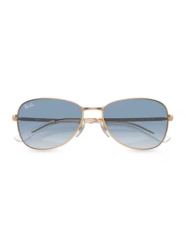 Ray-Ban Women's RB3733 59MM Aviator Sunglasses - Gold Blue Gradient | Thumbnail 5 Ray-Ban Women's RB3733 59MM Aviator Sunglasses - Gold Blue Gradient | Thumbnail 5