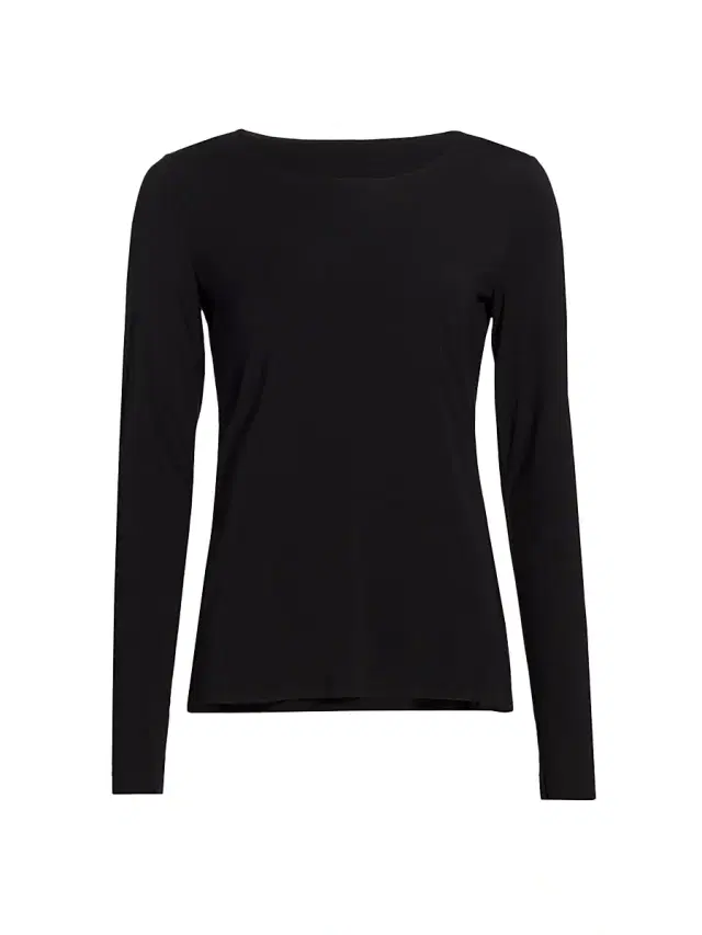 Wolford Women's Aurora Pure Long-Sleeve Top - Black