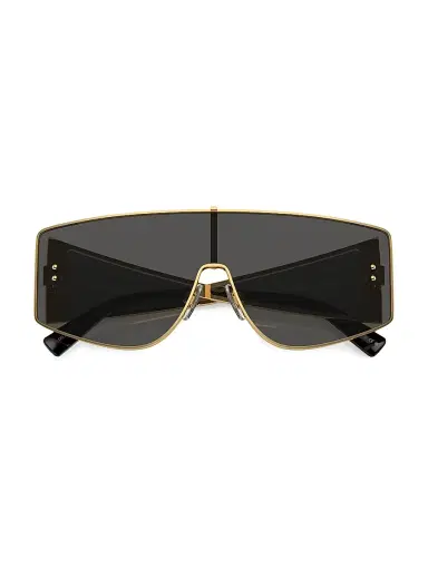 Dolce & Gabbana Men's Shield Sunglasses - Gold Dark Grey | Thumbnail 5