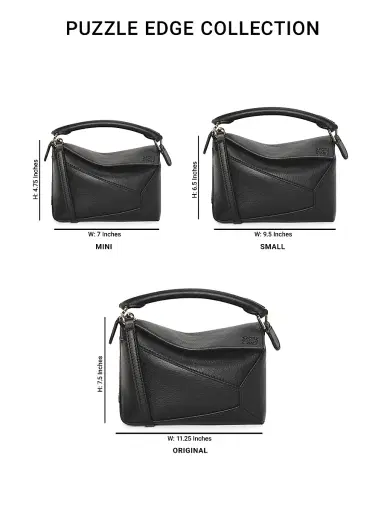 LOEWE Women's Puzzle Edge Grained Leather Bag - Toffee | Thumbnail 5 LOEWE Women's Puzzle Edge Grained Leather Bag - Toffee | Thumbnail 5