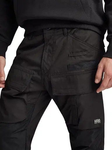 G-Star Men's 3D Regular-Fit Tapered Cargo Pants - Black - Size 32 | Thumbnail 5 G-Star Men's 3D Regular-Fit Tapered Cargo Pants - Black - Size 32 | Thumbnail 5