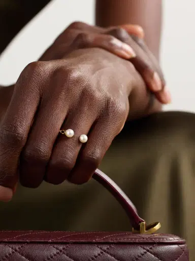 Mizuki Sea Of Beauty 14-karat Gold Pearl Ring | Thumbnail 2