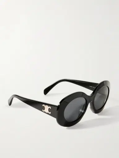 CELINE Eyewear Triomphe Oversized Round-frame Acetate Sunglasses | Thumbnail 3 CELINE Eyewear Triomphe Oversized Round-frame Acetate Sunglasses | Thumbnail 3