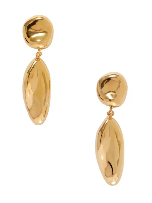 Short Patrice Gold Vermeil Earrings