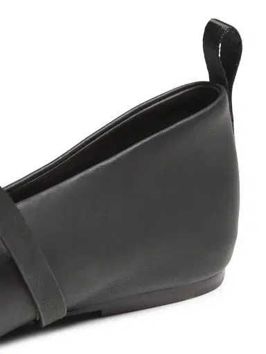 rag & bone Women's Spire Leather Mary Jane Flats - Black | Thumbnail 6