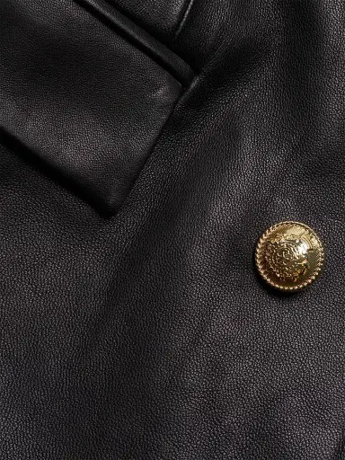 DEREK LAM 10 CROSBY Women's Franklin Double-Breasted Leather Jacket | Thumbnail 7 DEREK LAM 10 CROSBY Women's Franklin Double-Breasted Leather Jacket | Thumbnail 7
