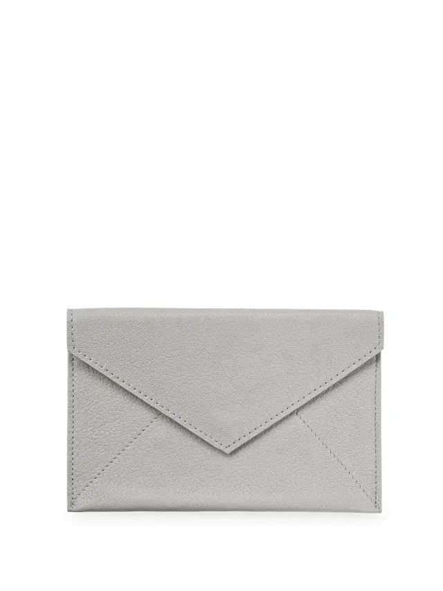 Leather Envelope - Gray