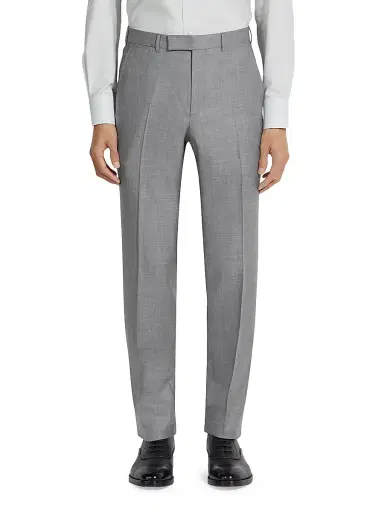 Zegna Men's Oasi Cashmere Suit - Light Grey - Size 46 | Thumbnail 4
