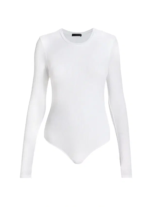 ATM Anthony Thomas Melillo Women's Long Sleeved Bodysuit - White - Size XL