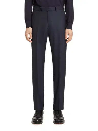 Zegna Men's 15Milmil15 Wool Pants - Navy Blue - Size 44 | Thumbnail 2 Zegna Men's 15Milmil15 Wool Pants - Navy Blue - Size 44 | Thumbnail 2