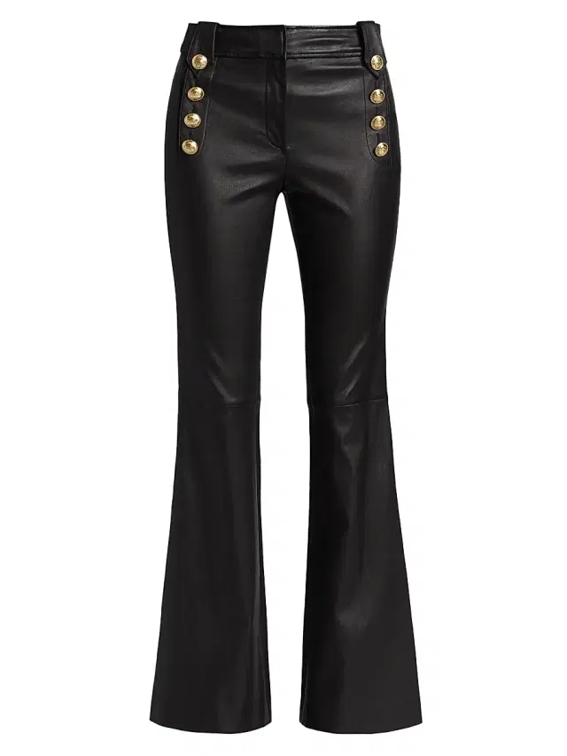 Derek Lam 10 Crosby Women's Robertson Flare Trouser - Black