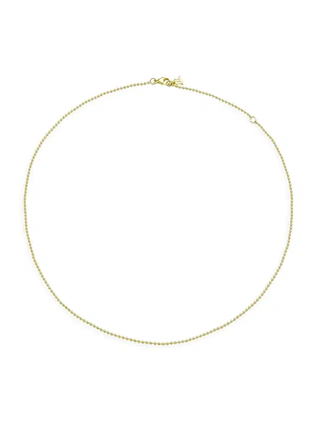 Women's Florence86 K Yellow Gold Ball Necklace Chain - Yellow Gold