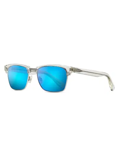 Maui Jim Men's Kawika 54MM Square Sunglasses - Clear Blue Hawaii | Thumbnail 1