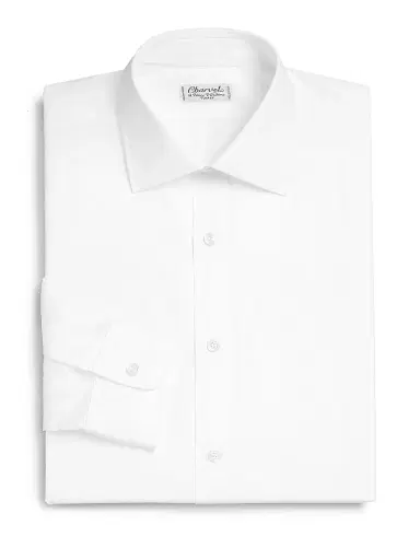 Charvet Men's Regular-Fit Cotton Long-Sleeve Dress Shirt | Thumbnail 1 Charvet Men's Regular-Fit Cotton Long-Sleeve Dress Shirt | Thumbnail 1