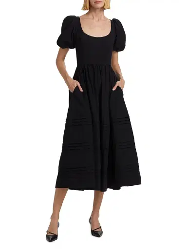 Reformation Women's Everlyn Cotton Midi-Dress | Thumbnail 2 Reformation Women's Everlyn Cotton Midi-Dress | Thumbnail 2