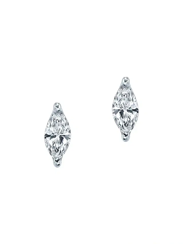 Women's 18K White Gold & 0.21 TCW Diamond Stud Earring - White Gold