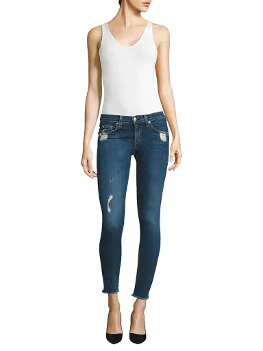 ATM Anthony Thomas Melillo Women's V-Neck Stretch-Modal Bodysuit - White - Size XL | Thumbnail 2