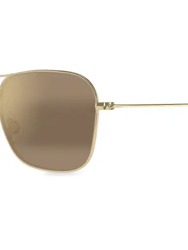 Maui Jim Men's Elua Naauao 58MM Aviator Sunglasses - Gold Light Gold | Thumbnail 3