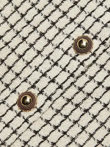 Reformation Women's Tropez Plaid Sleeveless Minidress - Cream Check - Size 12 | Thumbnail 7 Reformation Women's Tropez Plaid Sleeveless Minidress - Cream Check - Size 12 | Thumbnail 7