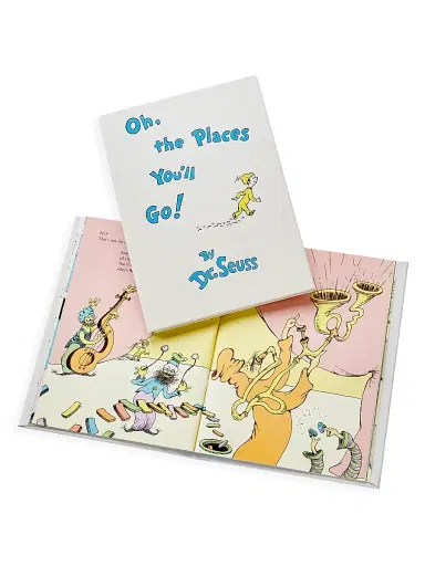 Graphic Image "Oh, The Places You'll Go!'' Leather-Bound Classic Children's Book | Thumbnail 2 Graphic Image "Oh, The Places You'll Go!'' Leather-Bound Classic Children's Book | Thumbnail 2