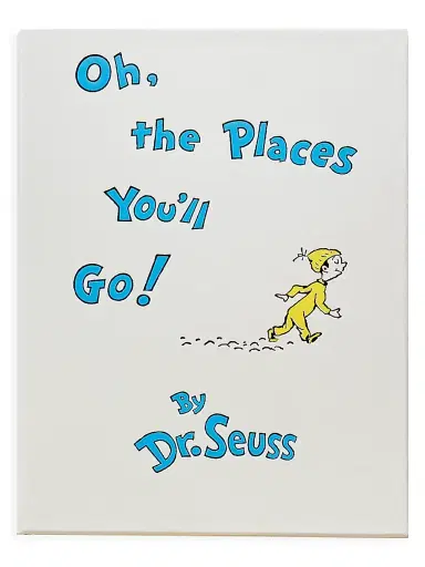Graphic Image "Oh, The Places You'll Go!'' Leather-Bound Classic Children's Book | Thumbnail 1 Graphic Image "Oh, The Places You'll Go!'' Leather-Bound Classic Children's Book | Thumbnail 1