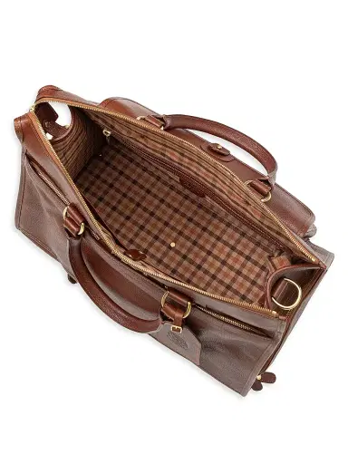 Ghurka Men's Heritage Concourse No. 291 Leather Duffel Bag | Thumbnail 2