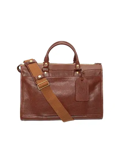 Ghurka Men's Heritage Concourse No. 291 Leather Duffel Bag | Thumbnail 5