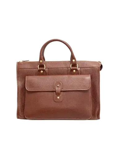 Ghurka Men's Heritage Concourse No. 291 Leather Duffel Bag | Thumbnail 1