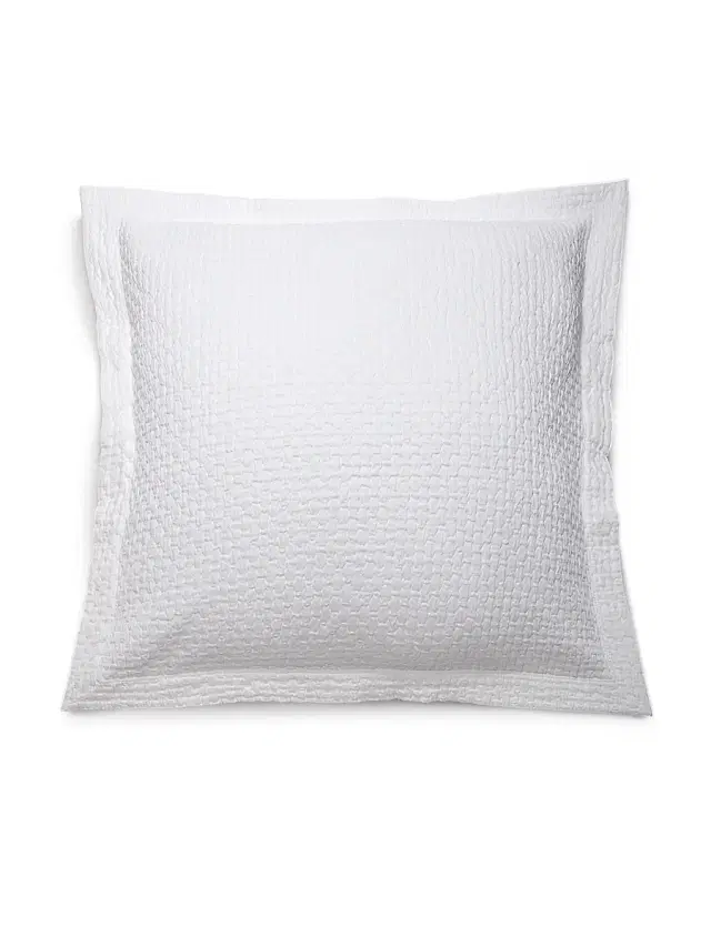 Juliet Egyptian Cotton Euro Sham - White European