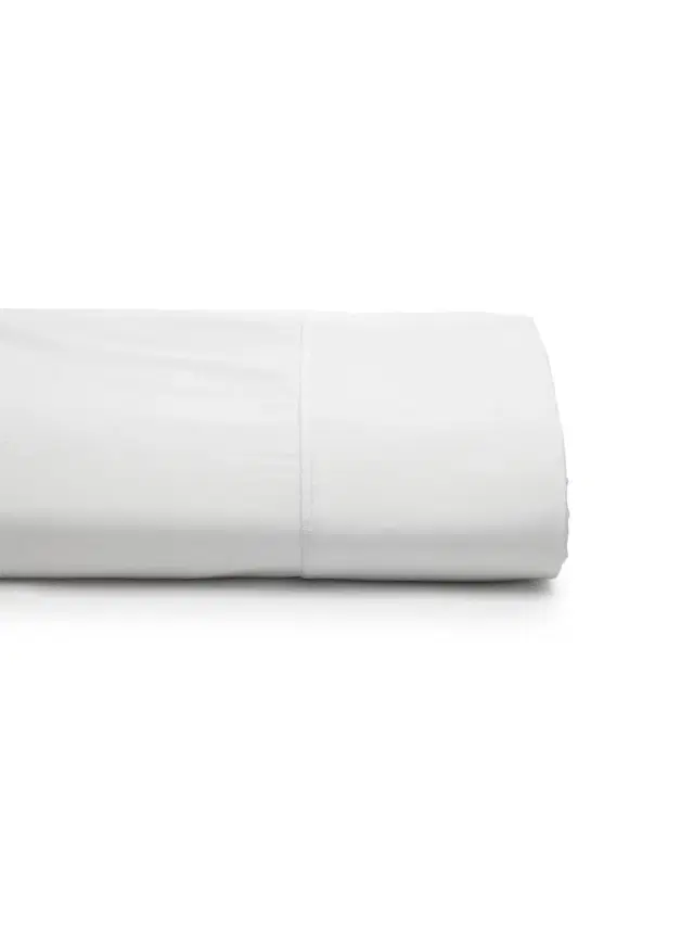 Soprano Egyptian Cotton Flat Sheet - White Queen