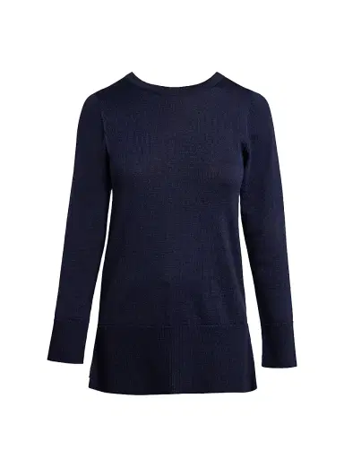 Santorelli Women's Merino Wool Sweater - Space Blue - Size Small | Thumbnail 1 Santorelli Women's Merino Wool Sweater - Space Blue - Size Small | Thumbnail 1