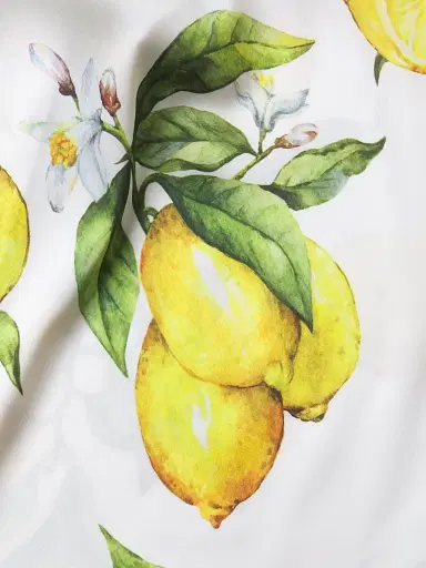 Averie Women's Two-Piece Citrus Print Short Pajama Set | Thumbnail 6 Averie Women's Two-Piece Citrus Print Short Pajama Set | Thumbnail 6
