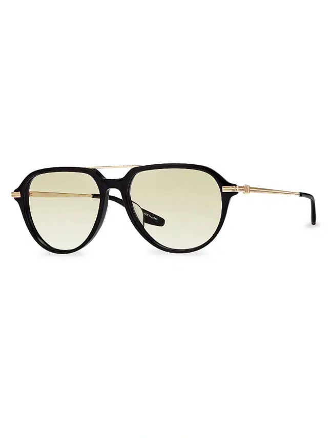 Barton Perreira Women's Dunn 55MM Aviator Sunglasses - Pale Green Black